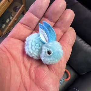 Brand New - Tiny, fuzzy, bunnies, so cute, three pack various colors